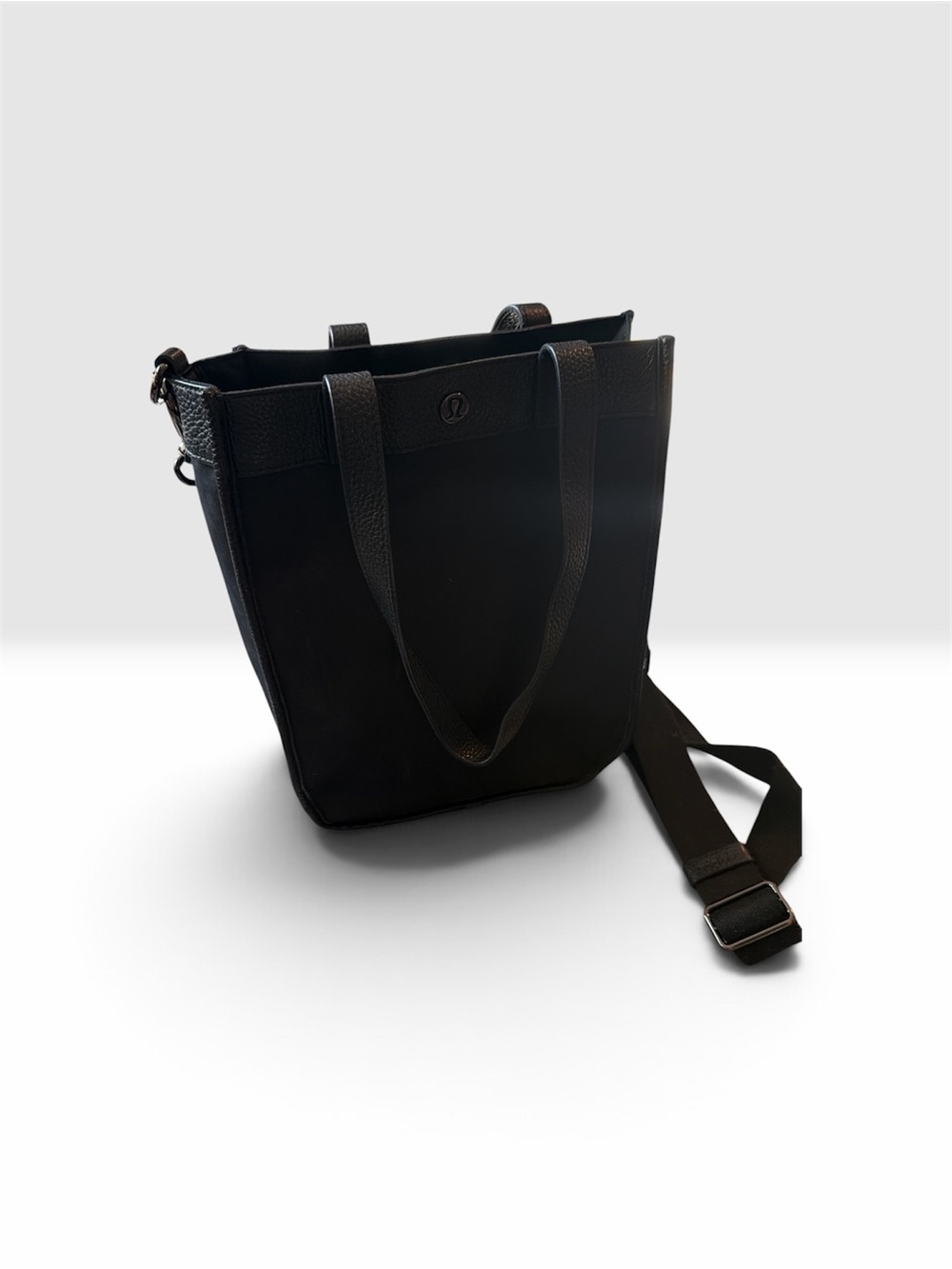 Lululemon Now And Always Black Tote with Detachable Crossbody Strap